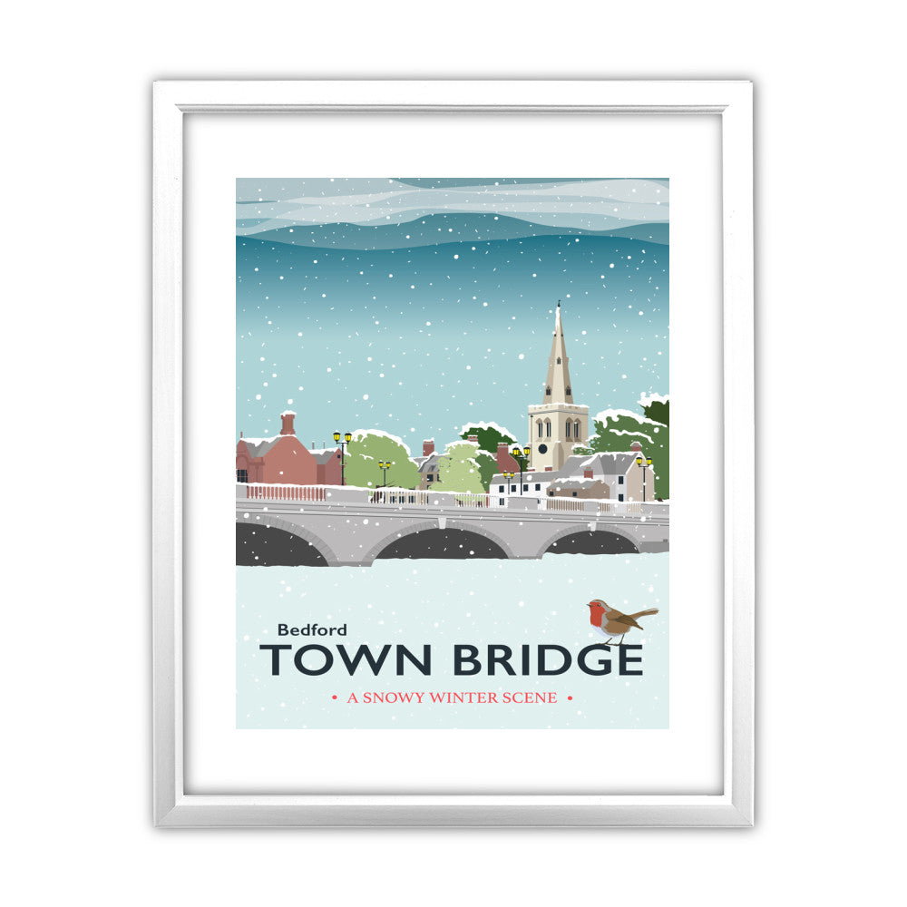 The Town Bridge, Bedford - Art Print