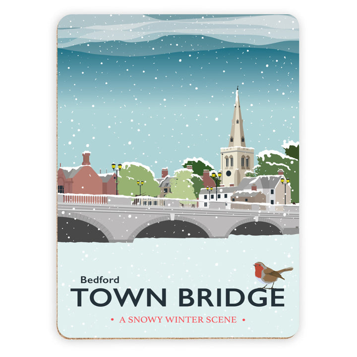 The Town Bridge, Bedford Placemat