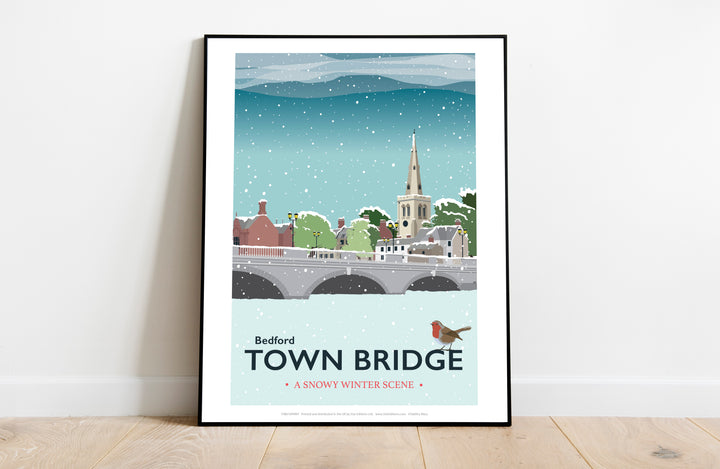 The Town Bridge, Bedford - Art Print