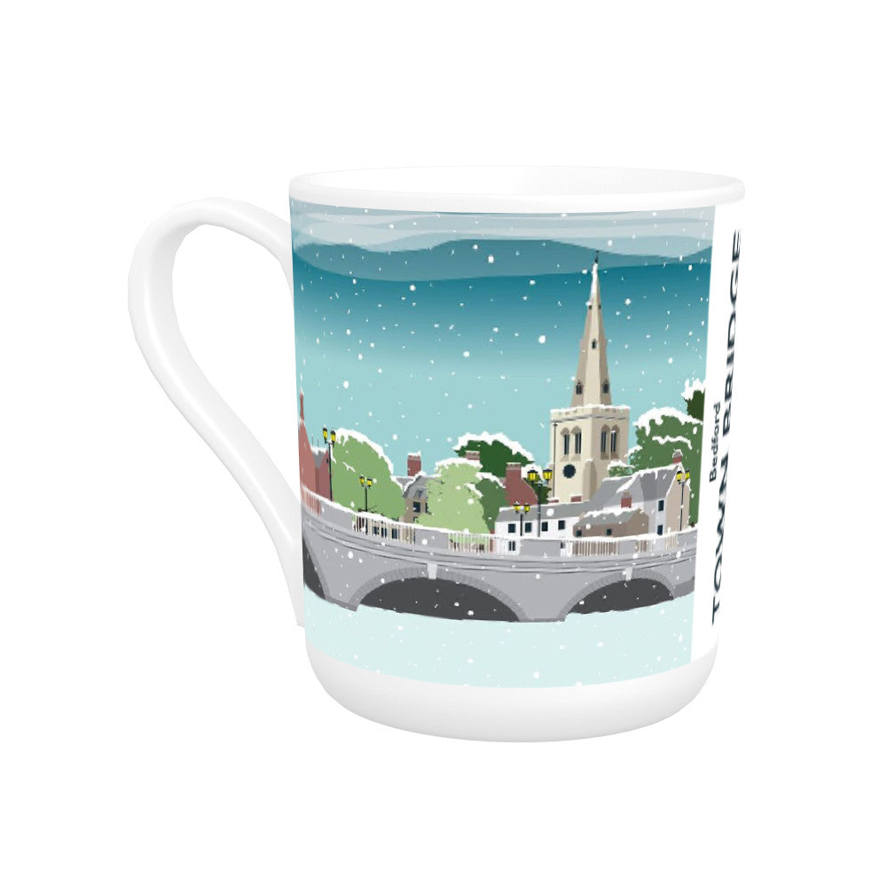 The Town Bridge, Bedford Bone China Mug