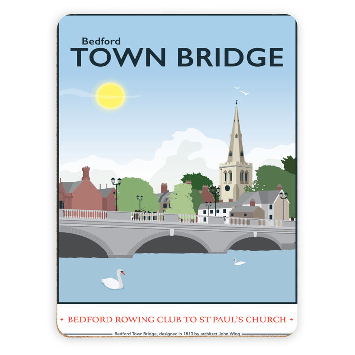 The Town Bridge, Bedford Placemat