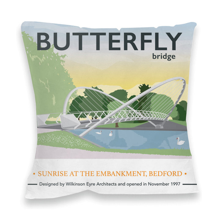 The Butterfly Bridge, Bedford Fibre Filled Cushion