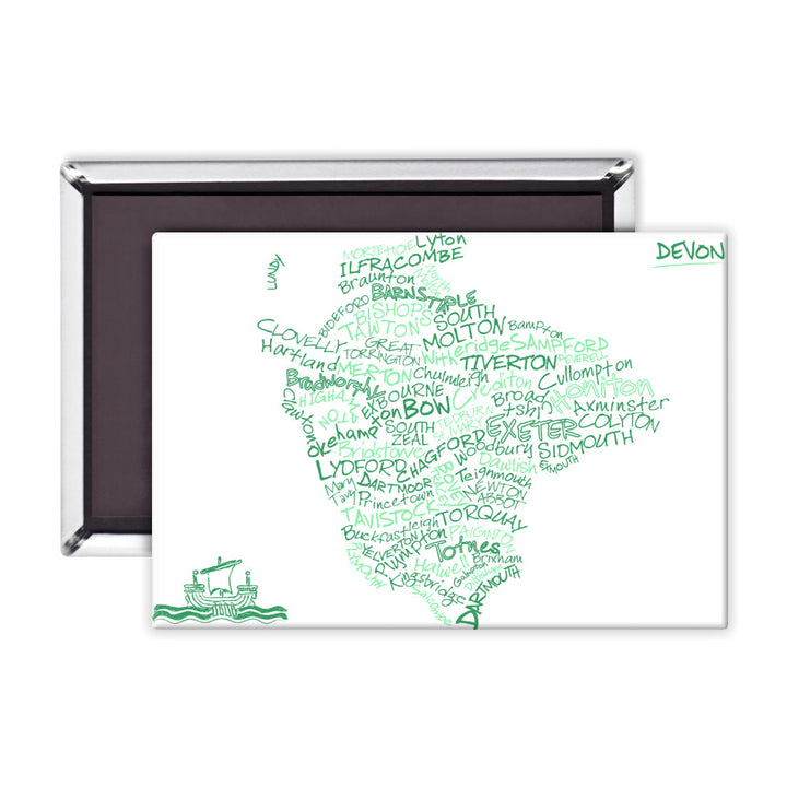 County Map of Devon, Magnet