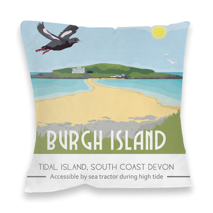 Burgh Island, Devon Fibre Filled Cushion