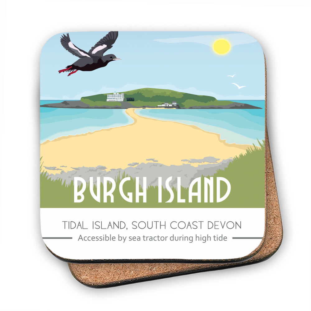 Burgh Island, Devon MDF Coaster