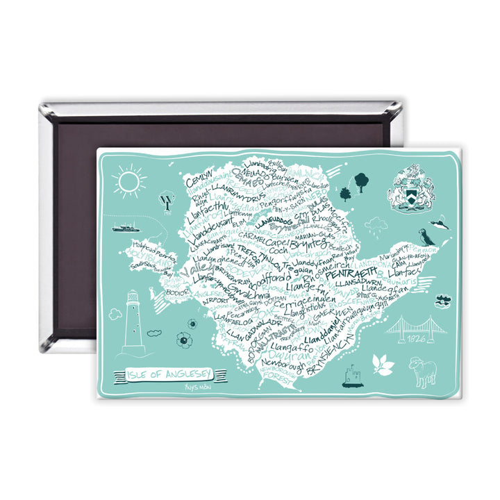 Map of The Isle of Anglesey, Magnet