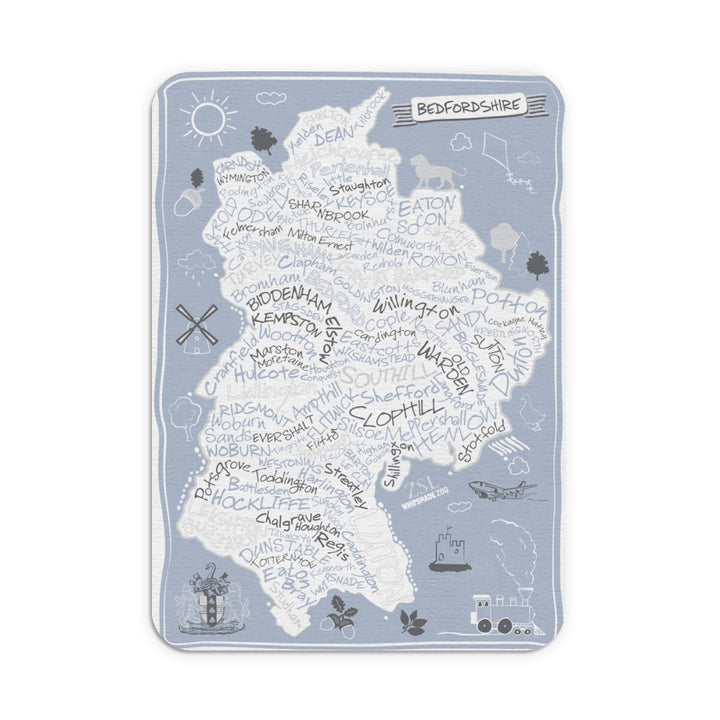 County Map of Bedfordshire, Mouse mat