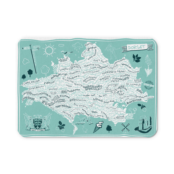 County Map of Dorset, Mouse mat