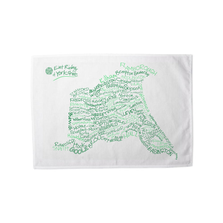Map of the East Riding of Yorkshire, Tea Towel