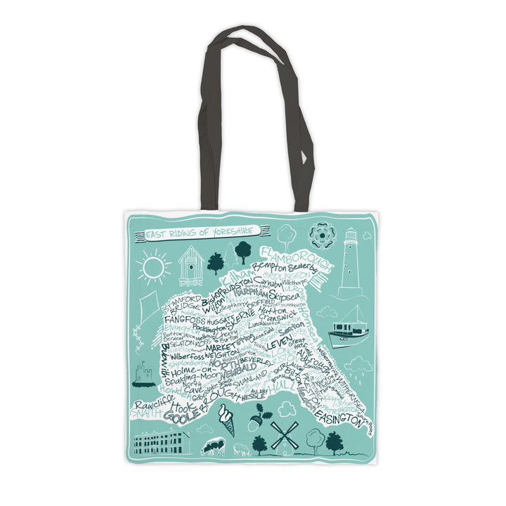 Map of the East Riding of Yorkshire, Premium Tote Bag