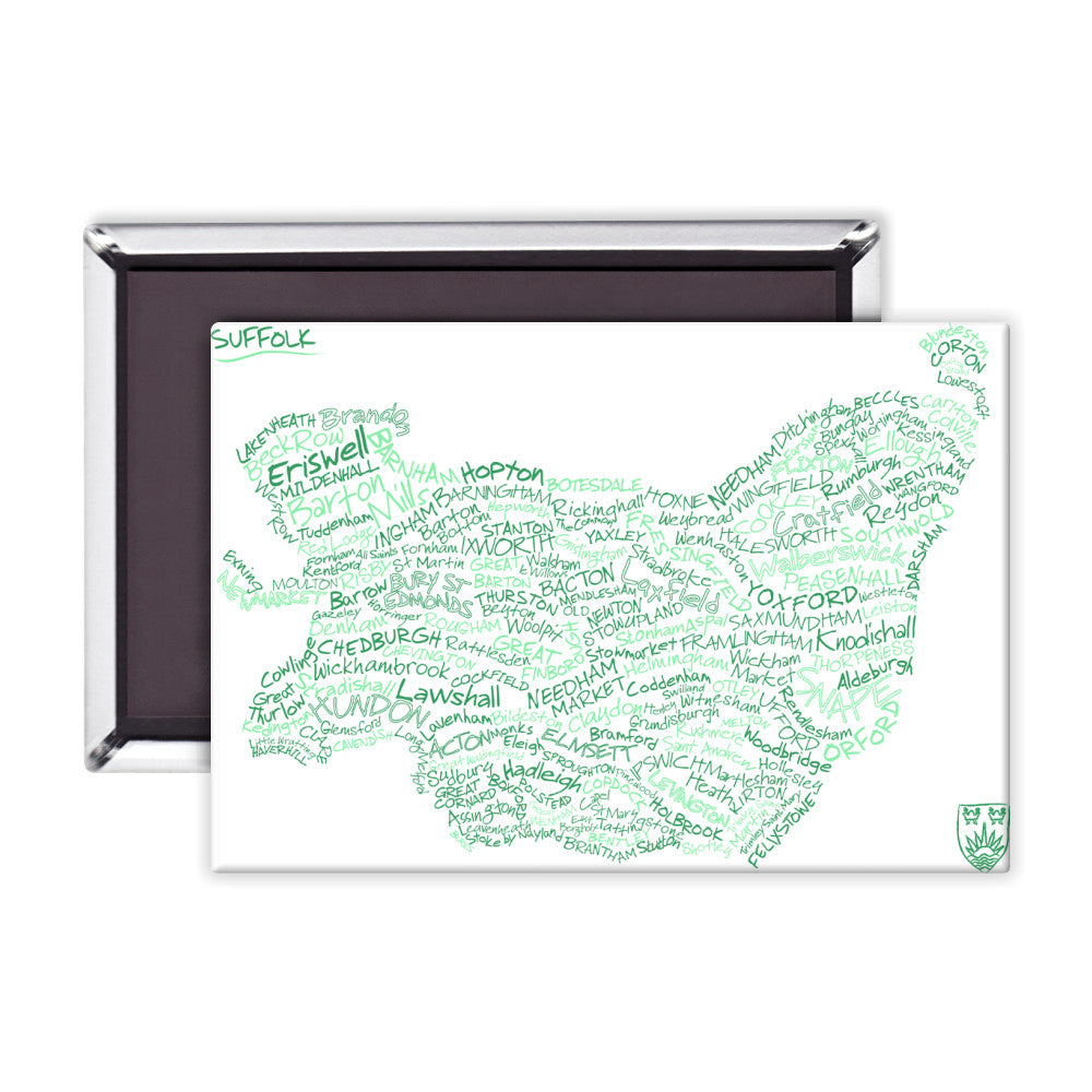County Map of Suffolk, Magnet