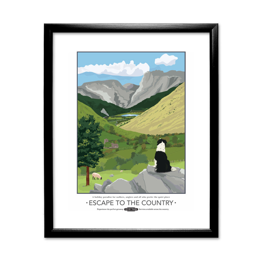 Escape to the Country, - Art Print
