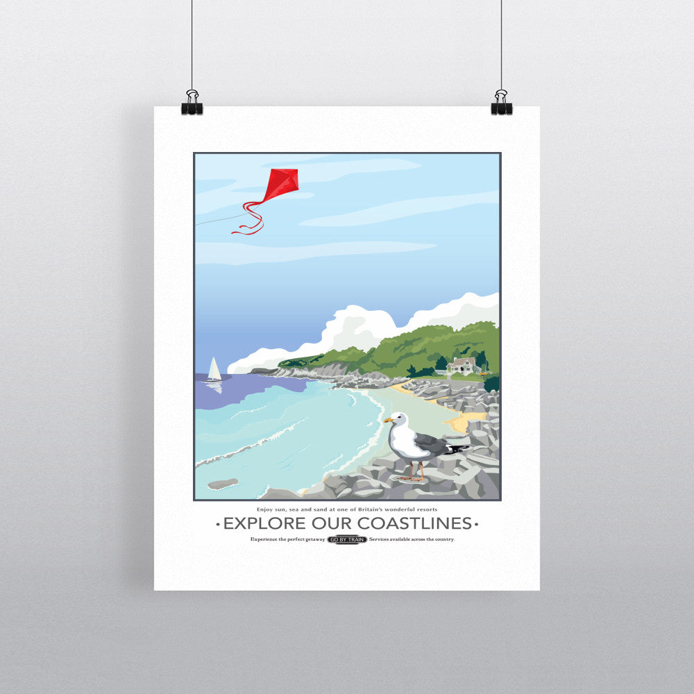 Explore Our Coastlines, - Art Print