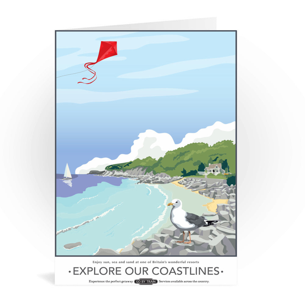 Explore Our Coastlines, Greeting Card 7x5