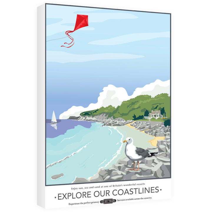 Explore Our Coastlines, 60cm x 80cm Canvas