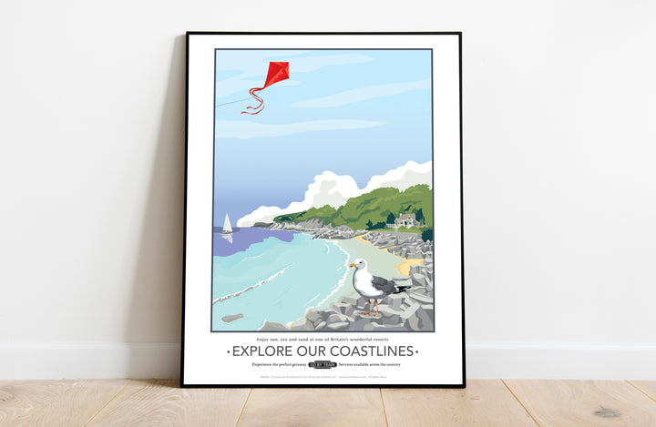 Explore Our Coastlines, - Art Print