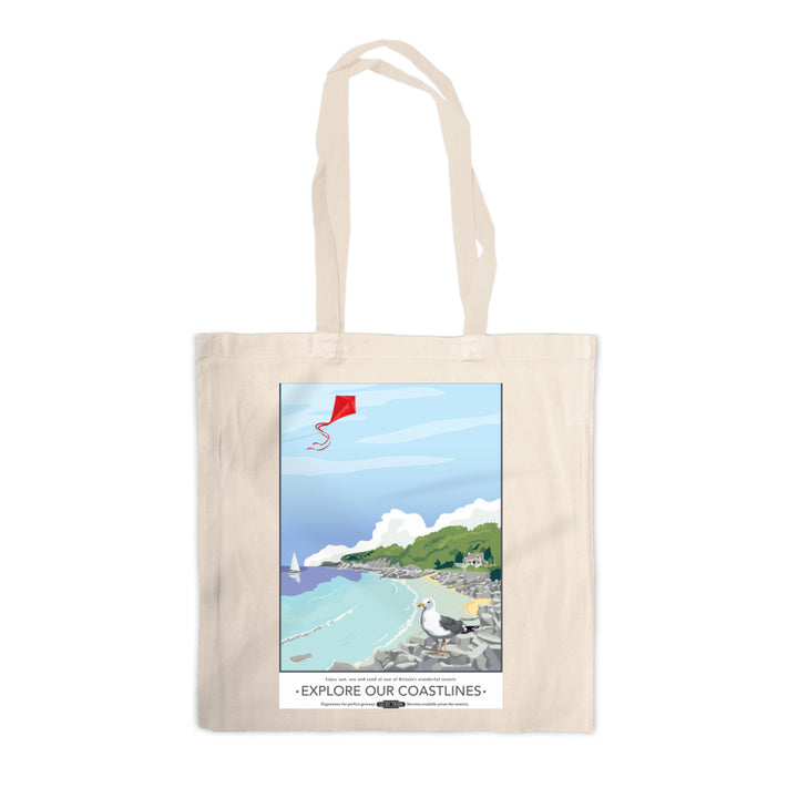 Explore Our Coastlines, Canvas Tote Bag