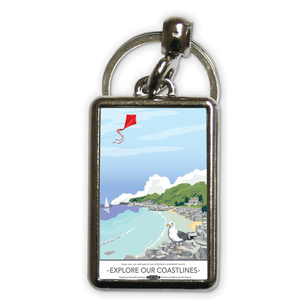 Explore Our Coastlines, Metal Keyring