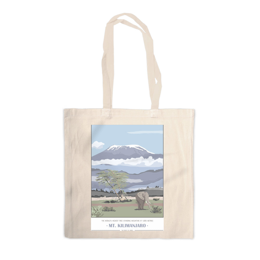 Mount Kilimanjaro, Canvas Tote Bag