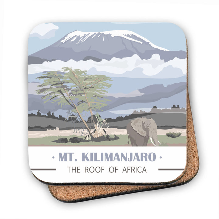 Mount Kilimanjaro, MDF Coaster