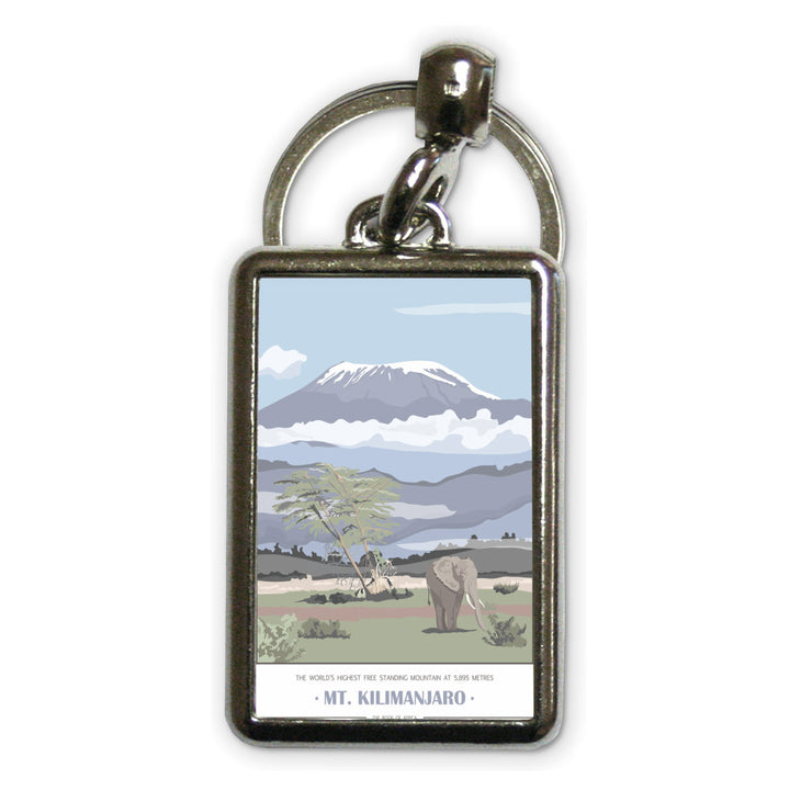 Mount Kilimanjaro, Metal Keyring