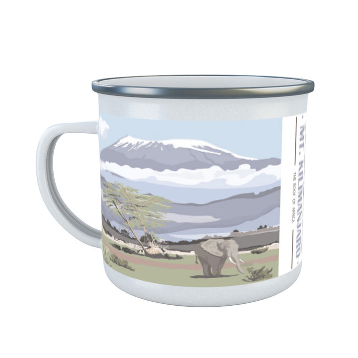 Mount Kilimanjaro, Enamel Mug