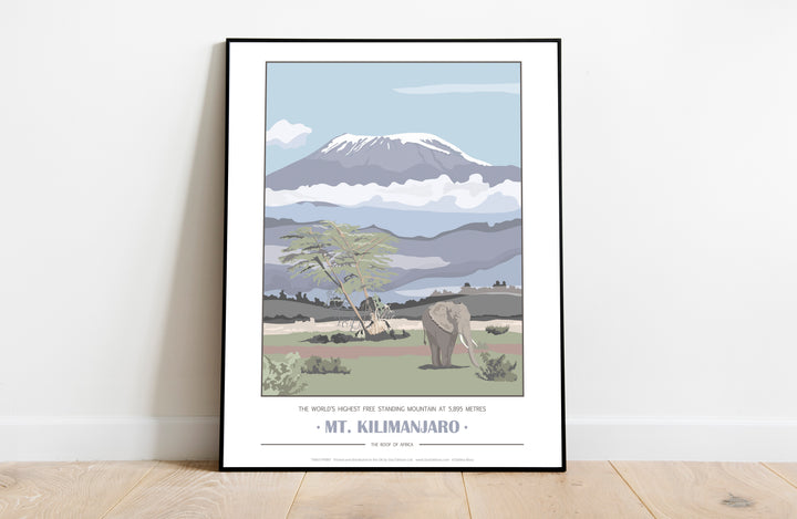 Mount Kilimanjaro, - Art Print