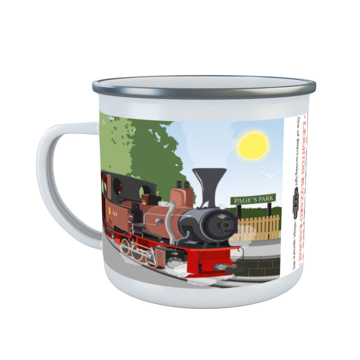 Leighton Buzzard Railway, Bedfordshire Enamel Mug