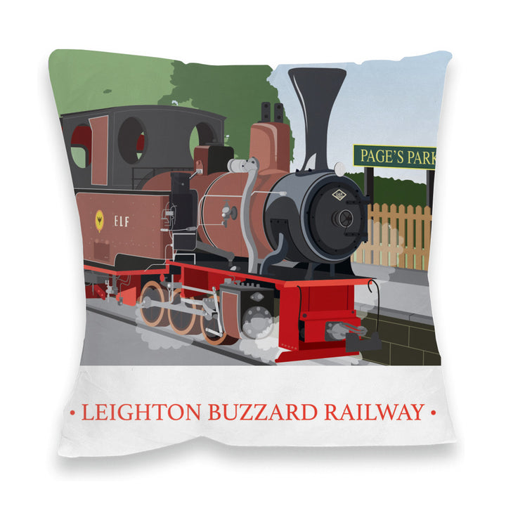 Leighton Buzzard Railway, Bedfordshire Fibre Filled Cushion