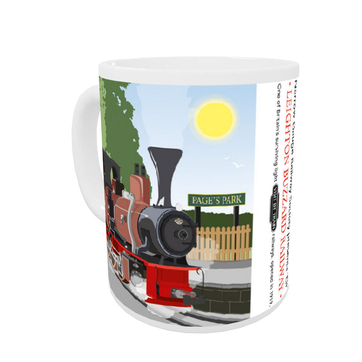 Leighton Buzzard Railway, Bedfordshire Coloured Insert Mug