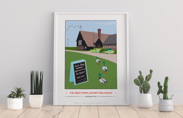 Manor Farm, Ruislip, Middlesex - Art Print