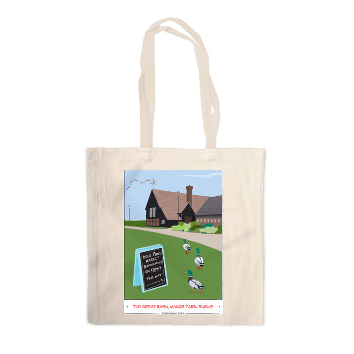 Manor Farm, Ruislip, Middlesex Canvas Tote Bag