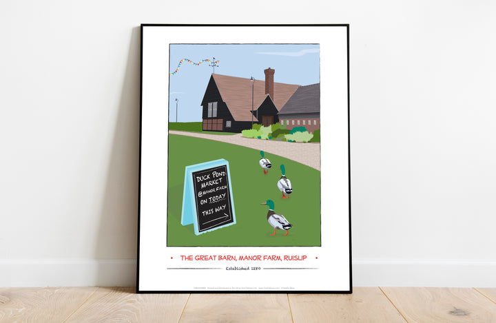 Manor Farm, Ruislip, Middlesex - Art Print