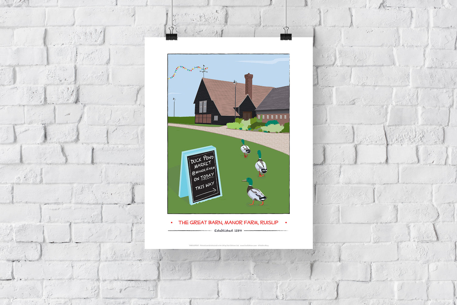 Manor Farm, Ruislip, Middlesex - Art Print