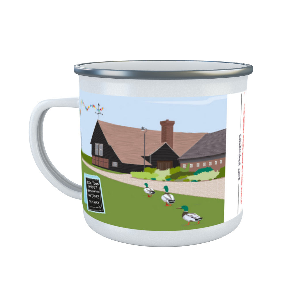 Manor Farm, Ruislip, Middlesex Enamel Mug