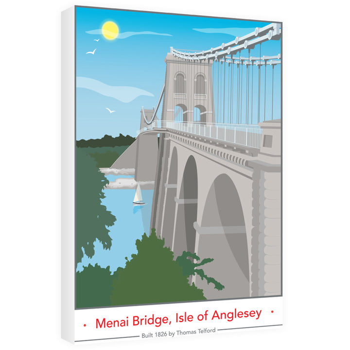 The Menai Bridge, Isle of Anglesey 60cm x 80cm Canvas