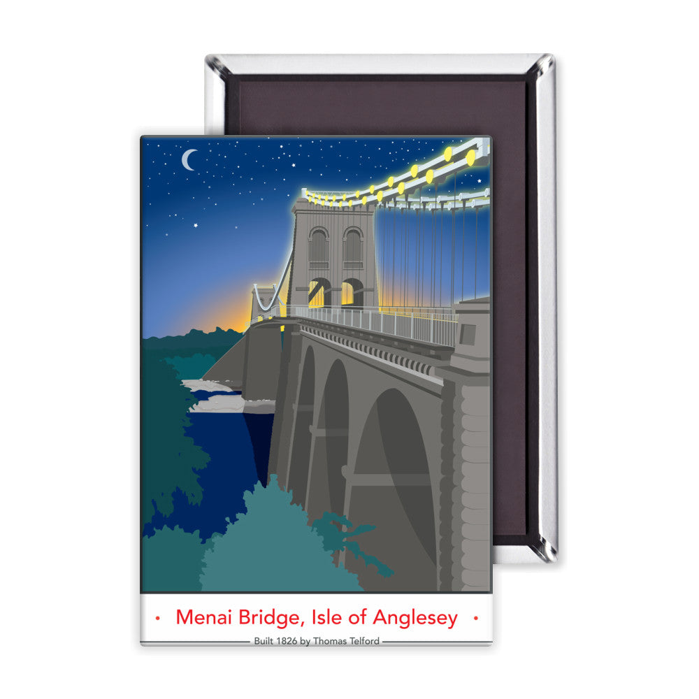 The Menai Bridge, Isle of Anglesey Magnet