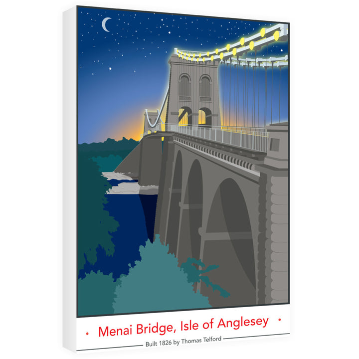 The Menai Bridge, Isle of Anglesey 60cm x 80cm Canvas