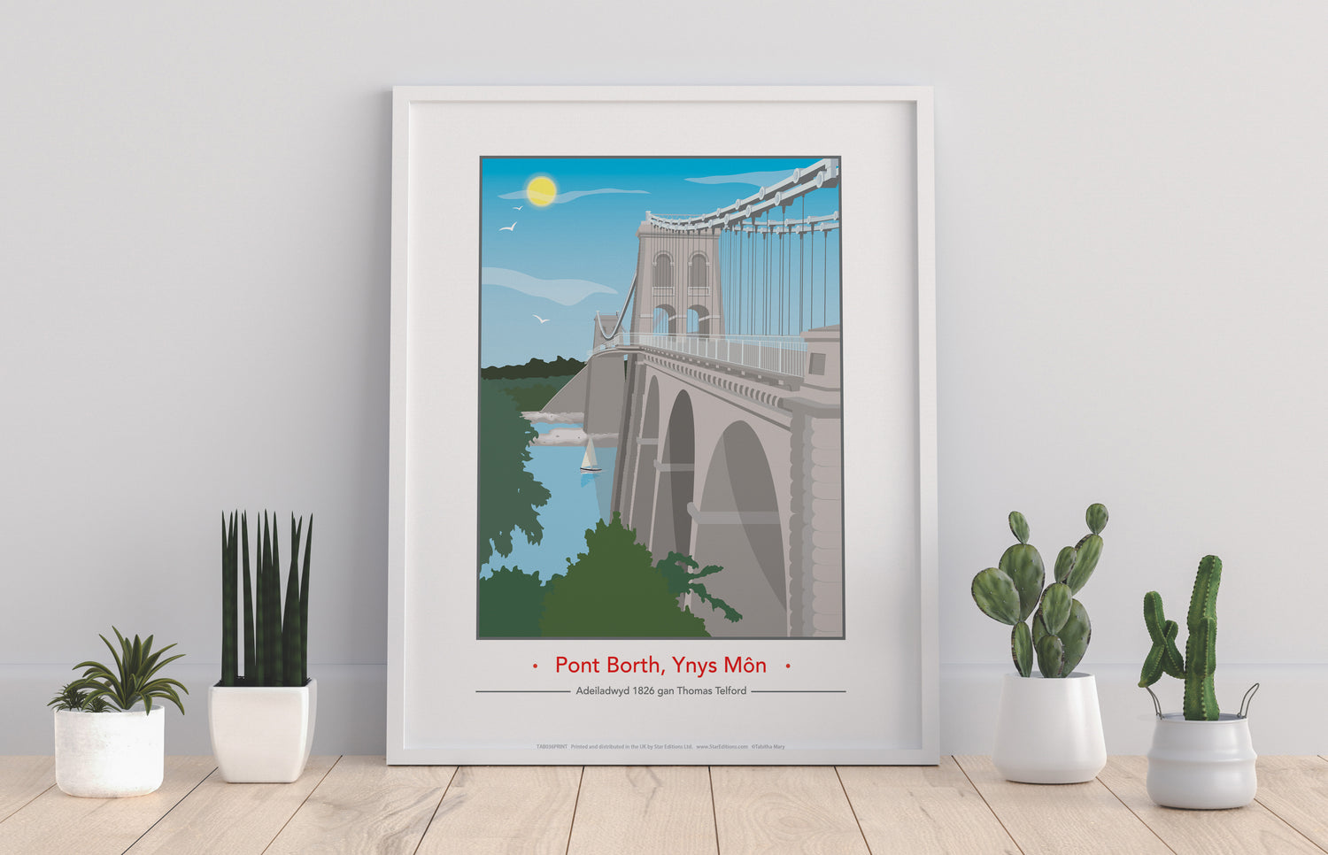 Pont Borth, Ynys Mon - Art Print