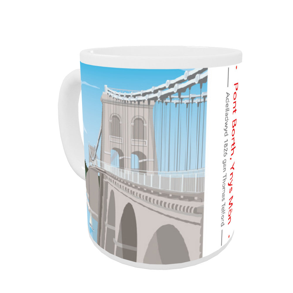 Pont Borth, Ynys Mon Coloured Insert Mug