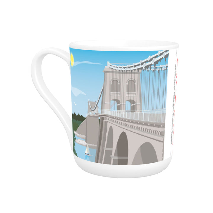 Pont Borth, Ynys Mon Bone China Mug