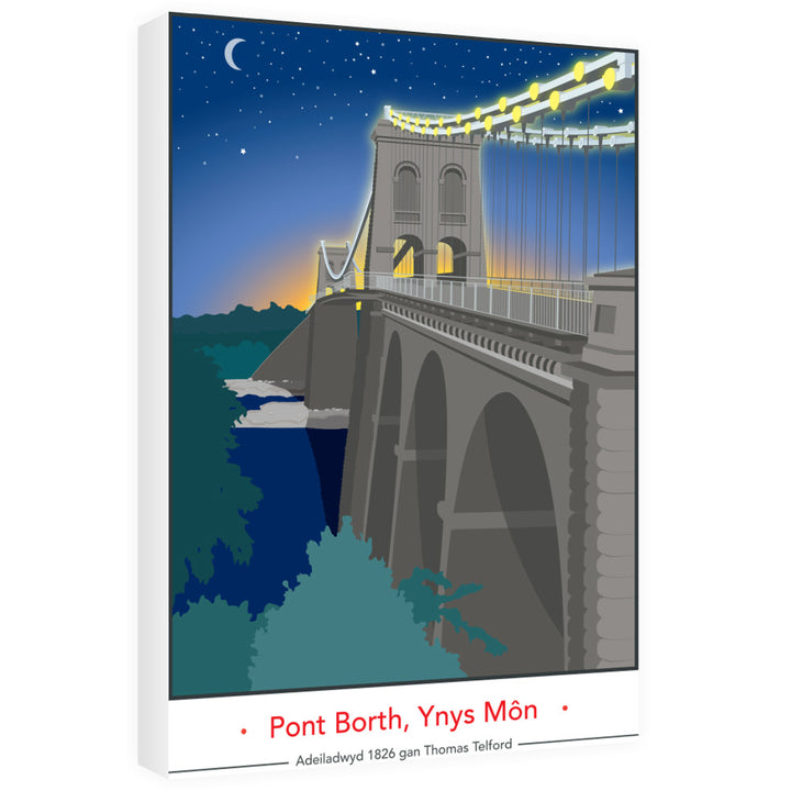 Pont Borth, Ynys Mon 60cm x 80cm Canvas