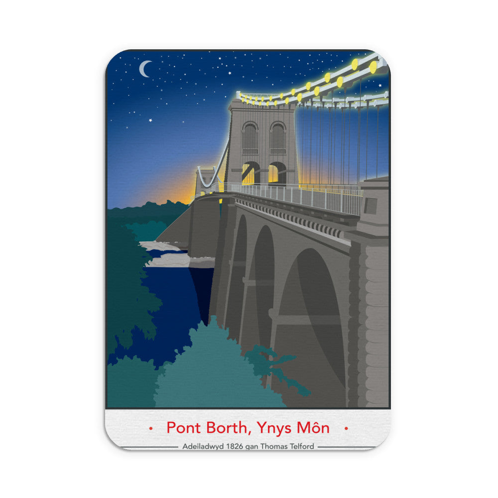 Pont Borth, Ynys Mon Mouse mat