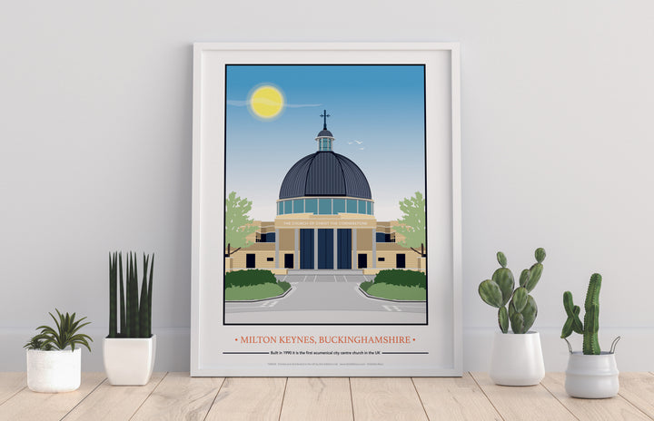 Milton Keynes, Buckinghamshire - Art Print