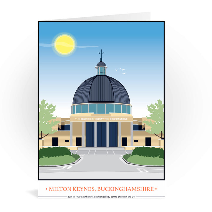 Milton Keynes, Buckinghamshire Greeting Card 7x5