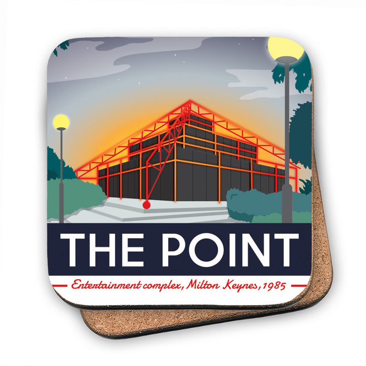The Point, Milton Keynes, Buckinghamshire MDF Coaster