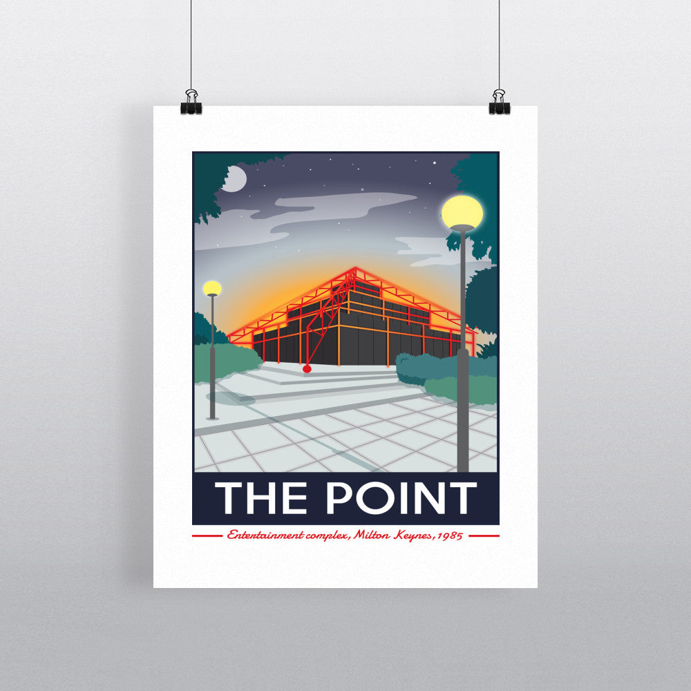 The Point, Milton Keynes, Buckinghamshire 90x120cm Fine Art Print