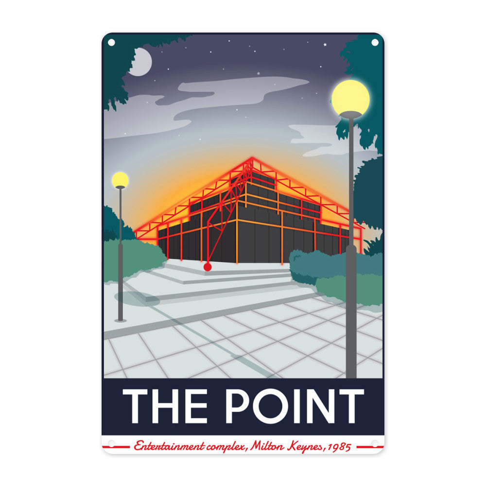 The Point, Milton Keynes, Buckinghamshire Metal Sign