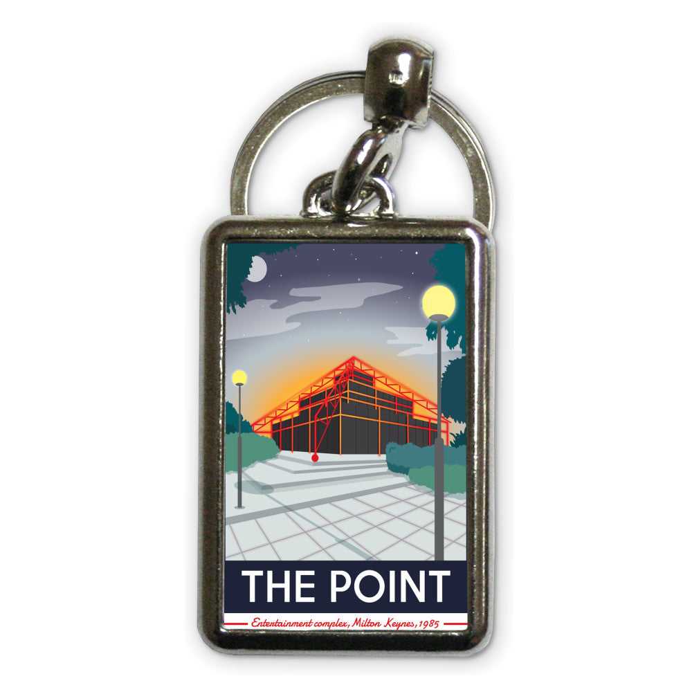 The Point, Milton Keynes, Buckinghamshire Metal Keyring