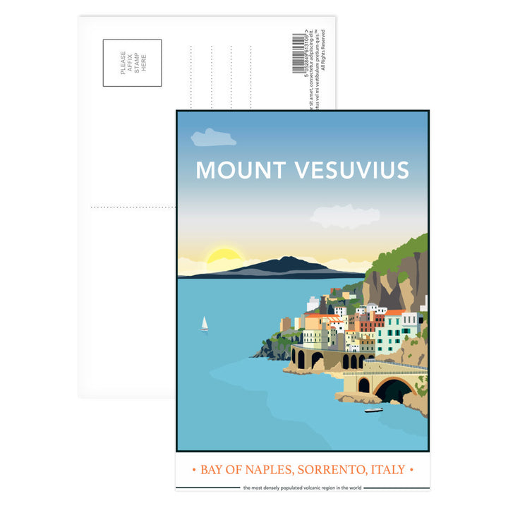 Mount Vesuvius, Italy Postcard Pack